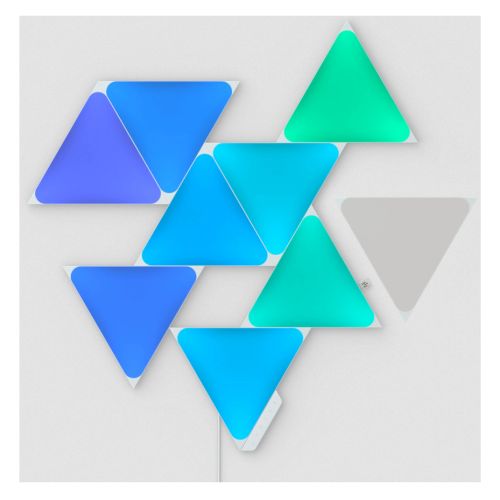 Nanoleaf Shapes Triangles Starter Kit (9-Panels), RGB, Create an Illuminated Display, Ultra-Thin Panels, Screen Mirror/Music Reaction, App/Voice/Manual Control Nanoleaf Shapes Triangles Starter Kit (9-Panels), RGB, Create an Illuminated Display, Ultra-Thin Panels, Screen Mirror/Music Reaction, App/Voice/Manual Control